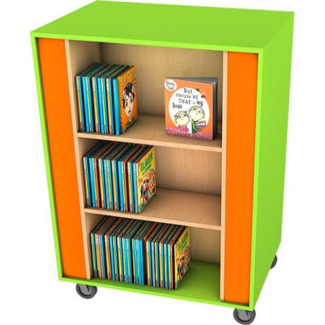 Wiggle Mobile Square Shelving unit for book storag