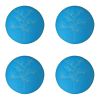 Embroidered Drums: Tree Set of 4
