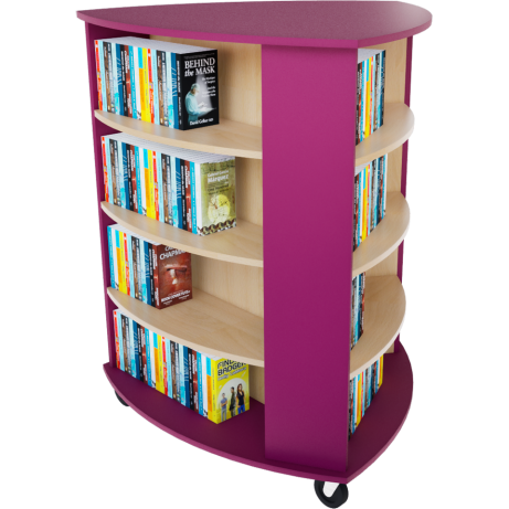 Delta freestanding display bookshelf