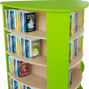 Delta freestanding display bookshelf